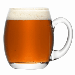 Image showing the Bar Beer tankard, 500ml, clear product.