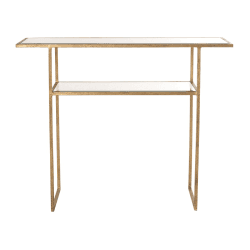 Image showing the Merle Console table, W100 x D27 x H80cm, Antiqued Glass product.