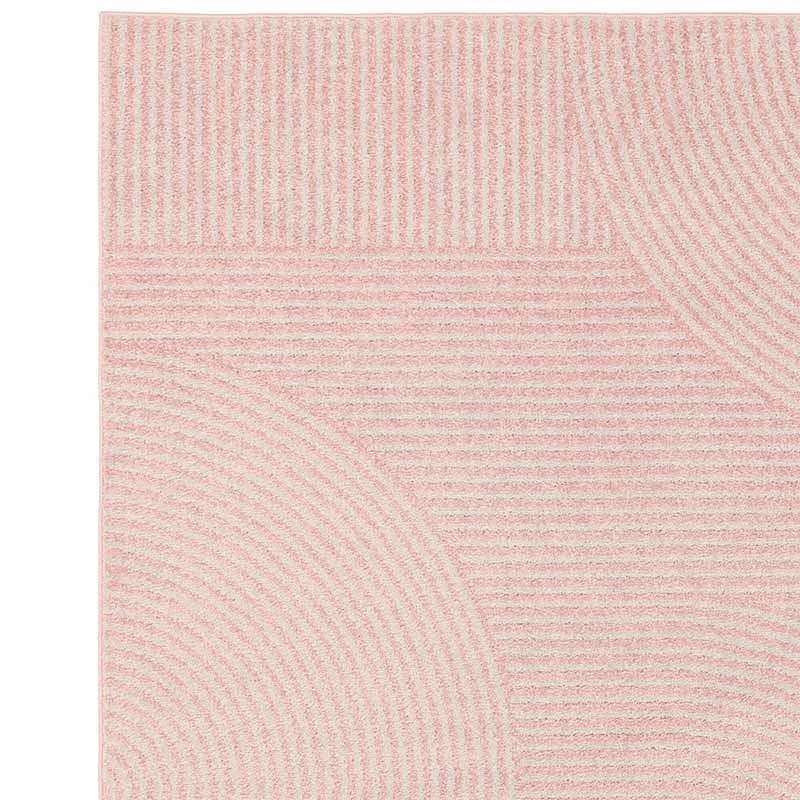 Muse Geometric Rug, L120 x W170cm, Pink