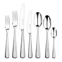 Image showing the Mahogany 7 piece place setting, satin finish stainless steel product.