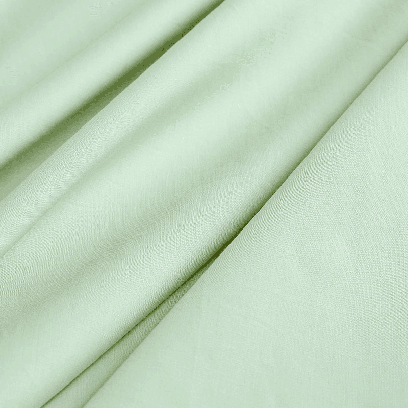 200TC Organic Fitted Sheet, King, Sage