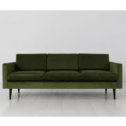 Image showing the Model 01 3 Seater Velvet Sofa, Vine product.