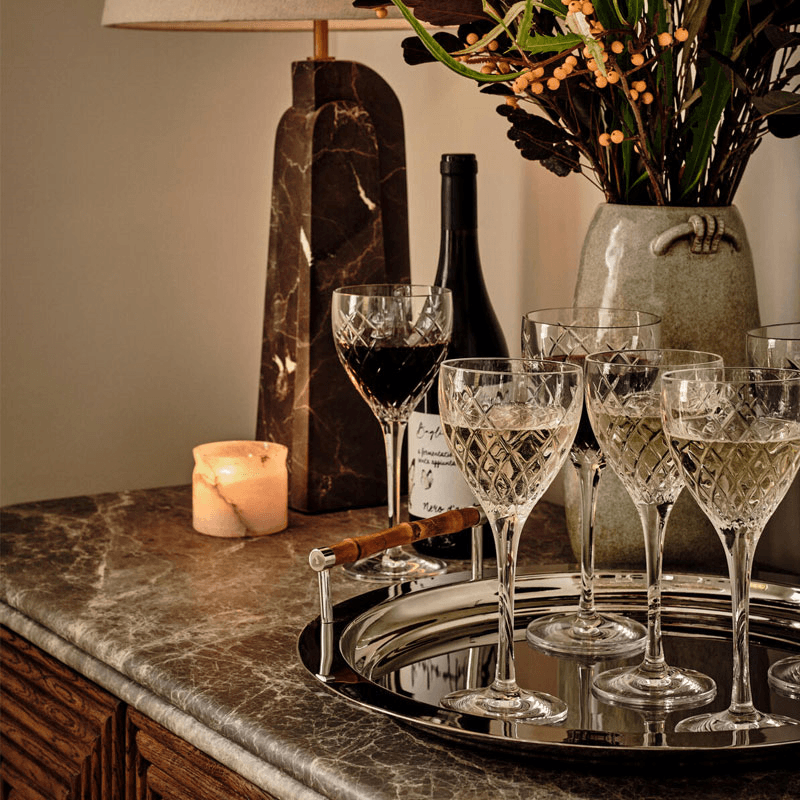 Barwell Set of 4 Wine Glasses, 250ml, Clear