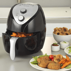 Image showing the Hot Air Fryer, 3.2L, Black product.