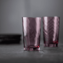 Image showing the Vienna Set of 4 Highball Glasses, 450ml, Purple product.