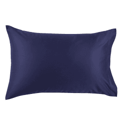 Image showing the Sateen Pair of King Pillowcases, Navy product.