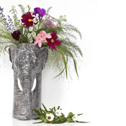 Image showing the Elephant Large flower vase, L15 x D18 x H28cm product.