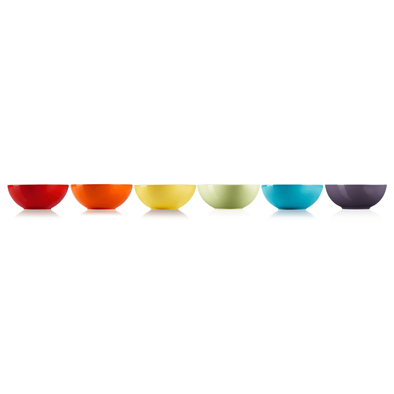 Rainbow Cereal Bowls, Set of 6