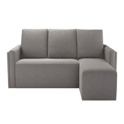 Image showing the Oswald Left Hand Facing Module Sofa, Pigeon Grey product.