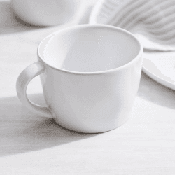 Image showing the Portobello Mug, H8cm, White product.