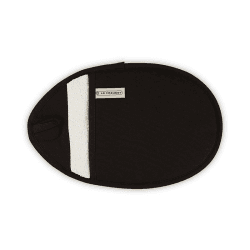 Image showing the Textiles Pot holder with storage magnet, Black product.