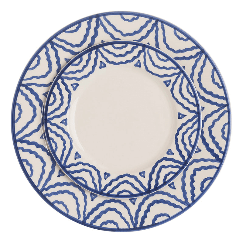Tabla Set of 2  Dinner Plates, D28cm, Blue