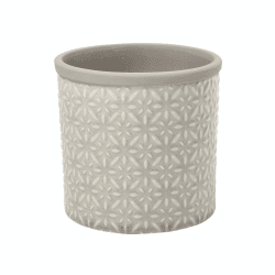 Image showing the Tuscany Indoor Plant Pot, Grey, Grey product.