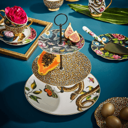 Image showing the Creatures of Curiosity 3 Tier Cake Stand, White product.