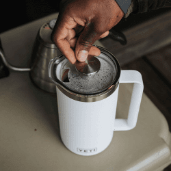 Image showing the Rambler French Press, 34oz, White product.