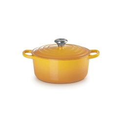 Image showing the Signature Cast Iron Round Casserole, 24cm, Nectar product.