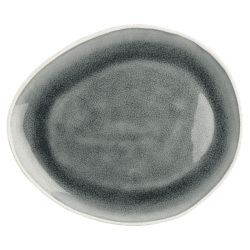 Image showing the Vie Naturelle Medium Plate, W19.5cm x D16.3cm, Grey product.