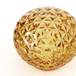 Image showing the Ferrucio Laviani 2021 Mini Planet Lamp, D16cm, Yellow product.