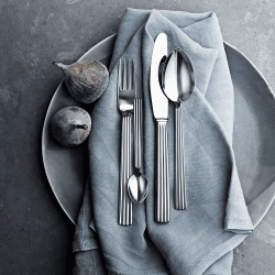 Image showing the Bernadotte 24 piece cutlery set, Mirror Polished Stainless Steel product.