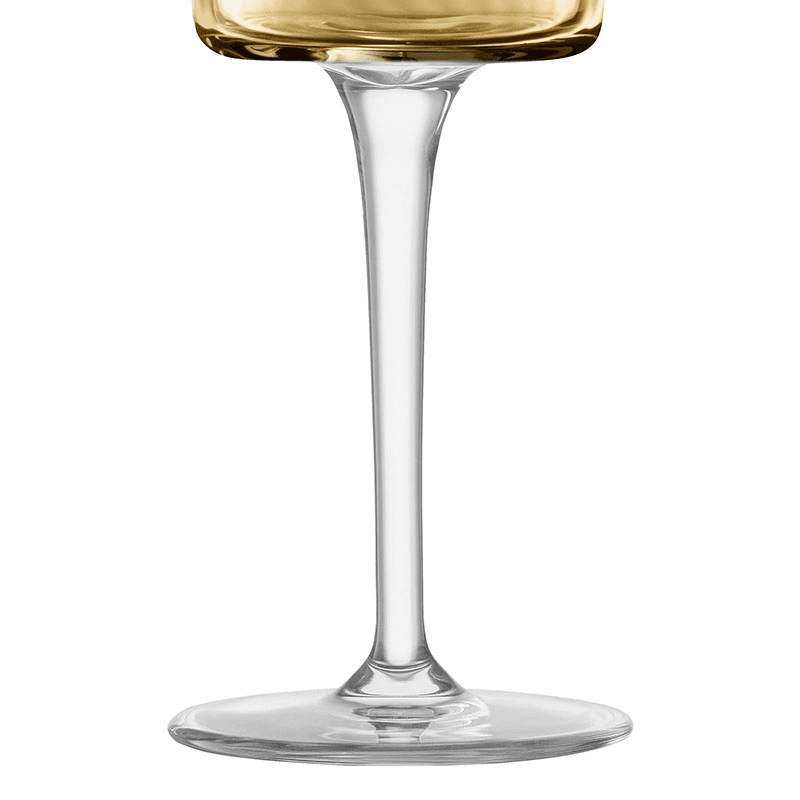 Gems Set of 4 Champagne Flutes, 210ml, Amber