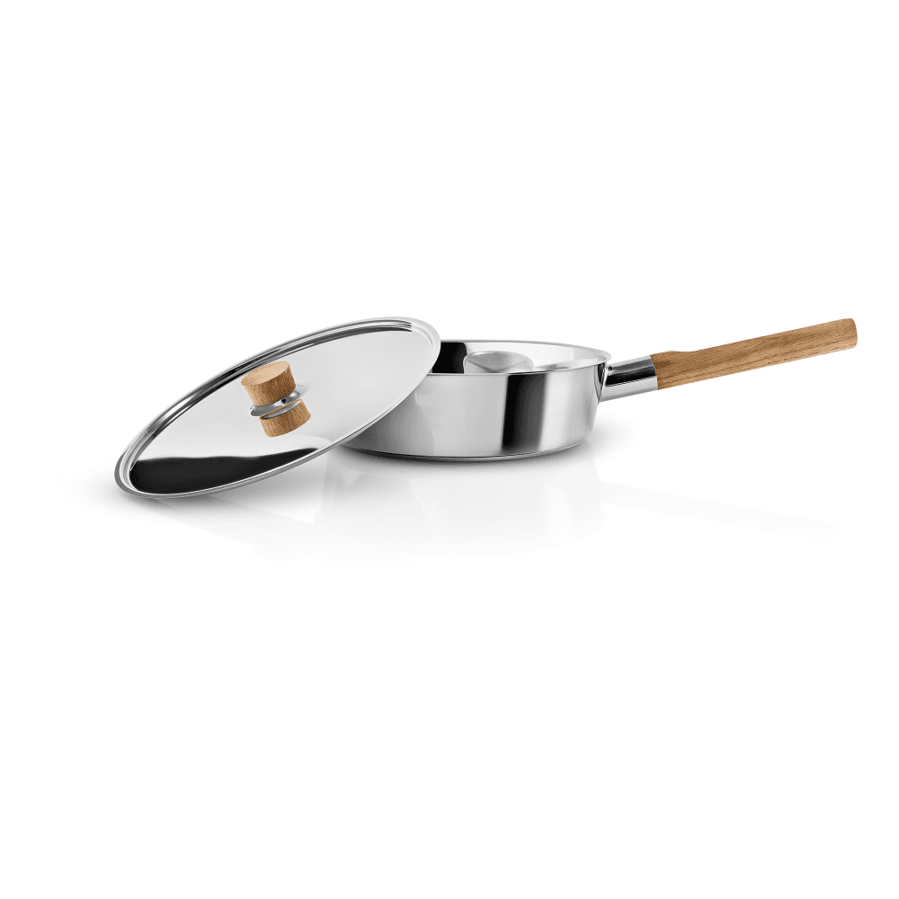 Nordic kitchen Saucepan with lid, Dia24cm, Stainless Steel