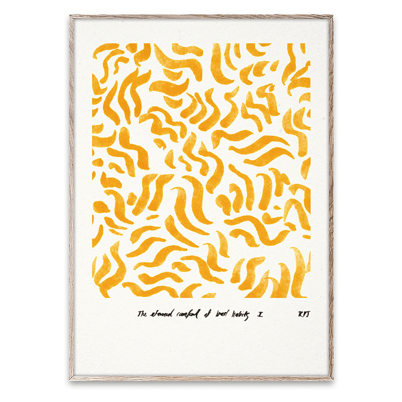Comfort Art Print, 50 x 70cm, Yellow