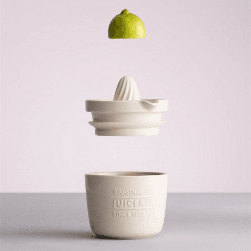 Innovative Kitchen Juicer & store, H15.5 x D13cm, Cream