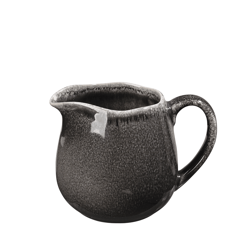 Nordic Coal Milk Jug, H9cm, Black