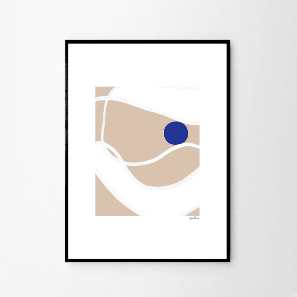 Marbel, Asthet Art Print, Multi