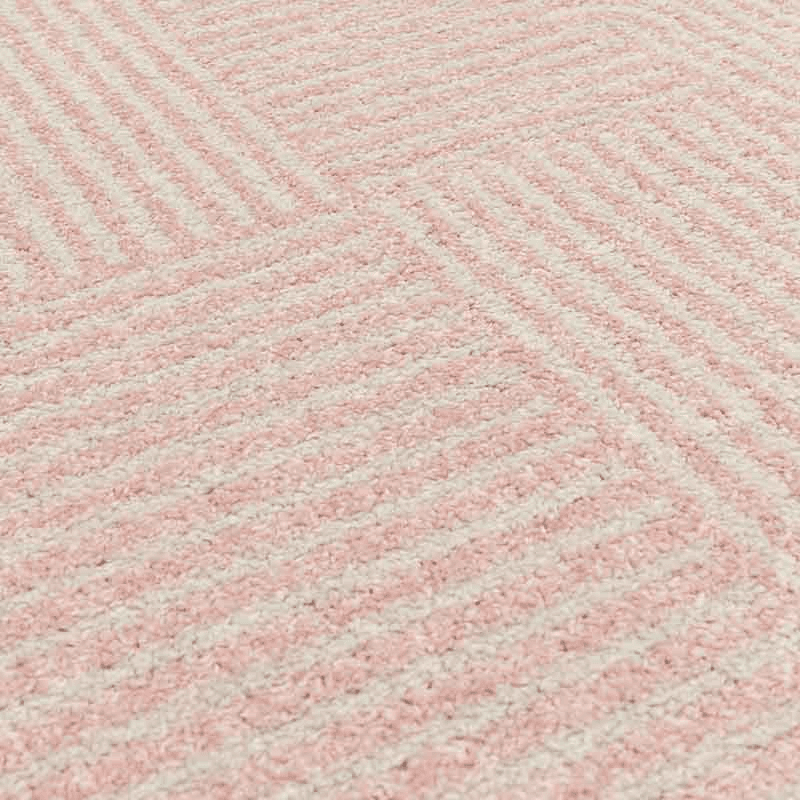 Muse Geometric Rug, L120 x W170cm, Pink