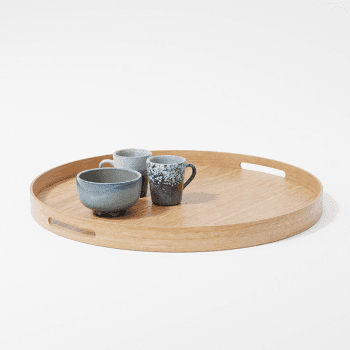 Image showing the Busboy Round Tray, D45cm, Oak product.