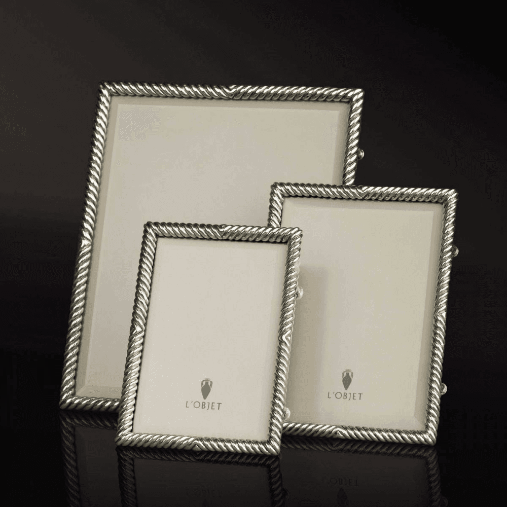Deco Twist Photo frame, 5 x 7", Gold Plated