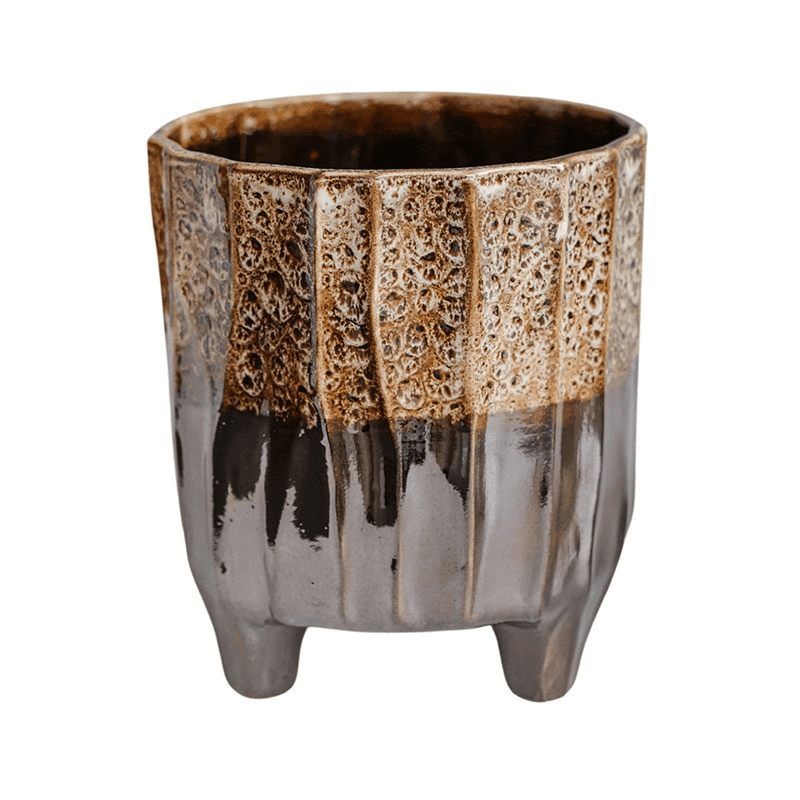 Neve 3 Leg Planter, D17cm, Dark