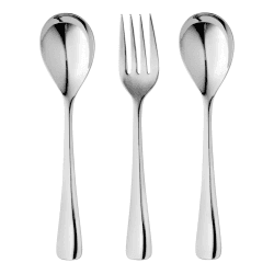 Image showing the Malvern Bright Serving set 3 piece, Stainless Steel product.