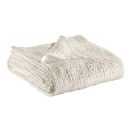 Tana Bed cover, 180 x 260cm, Chalk