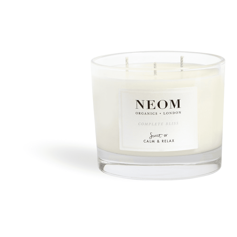 Scent to Calm & Relax - Complete Bliss 3 wick scented candle, White