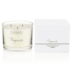 Image showing the Pomegranate Large 3 wick candle, H9.5 x W14 x L14cm product.