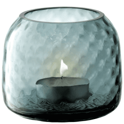 Image showing the Dapple Tealight/Vase, H7cm, Water Blue product.