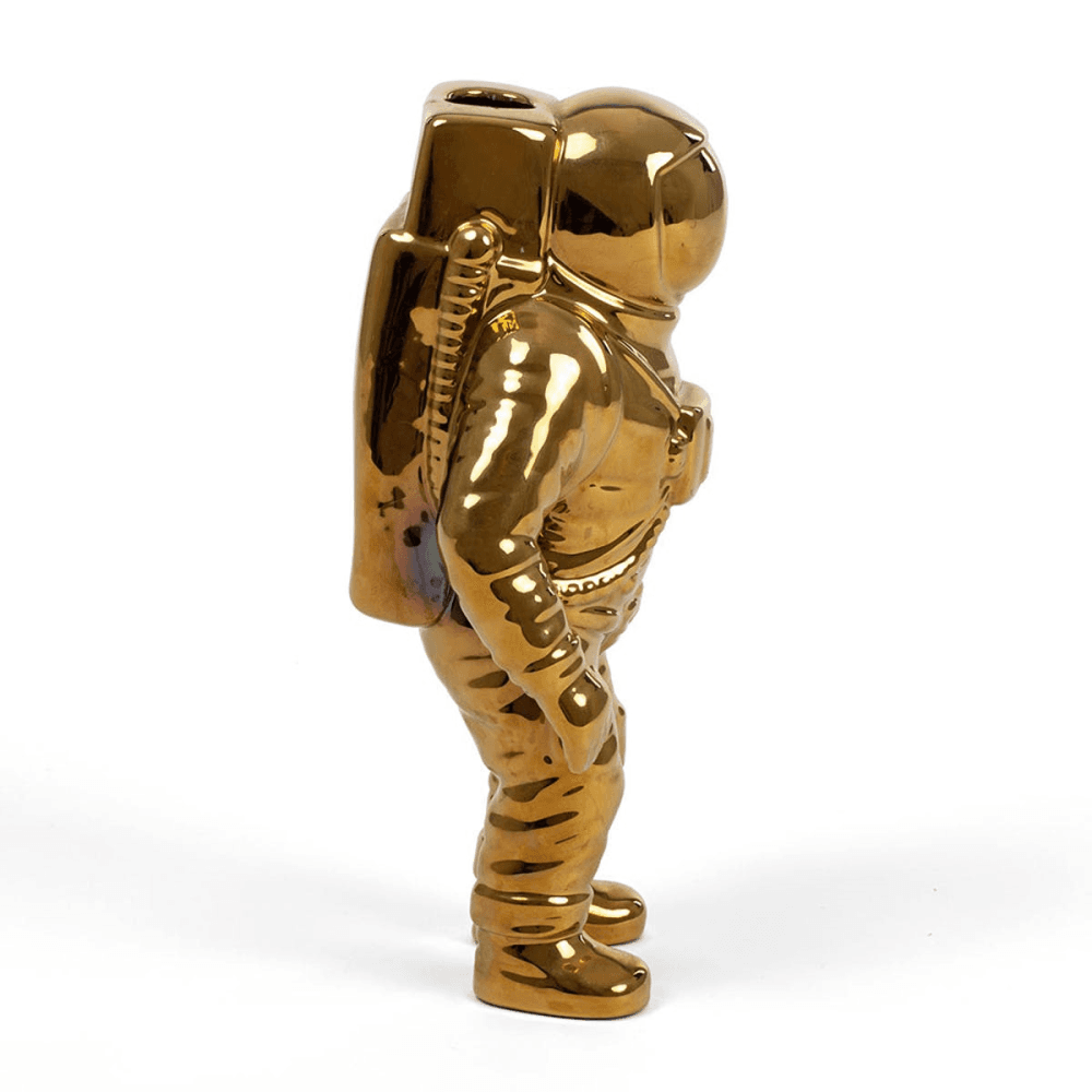 Diesel Living Starman vase, H28 x W11 x D15cm, Gold