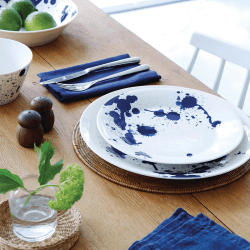 Image showing the Pacific - Splash Dessert plate, 23cm, Blue product.