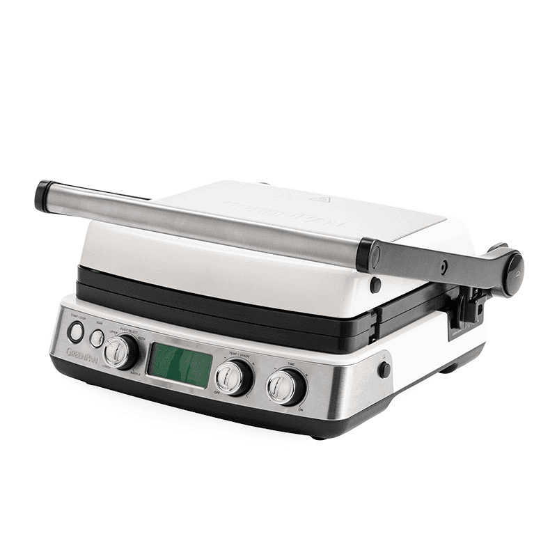 Non-Stick 3-in-1 Contact Grill & Indoor BBQ, Cream