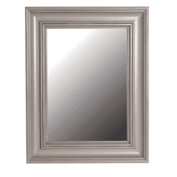 Image showing the Mirror, 92 x 72cm, distressed grey product.