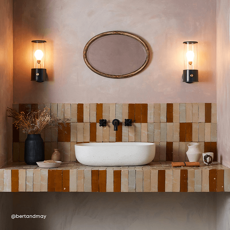 The Muse Farrow & Ball Wall Light, Hackles Black