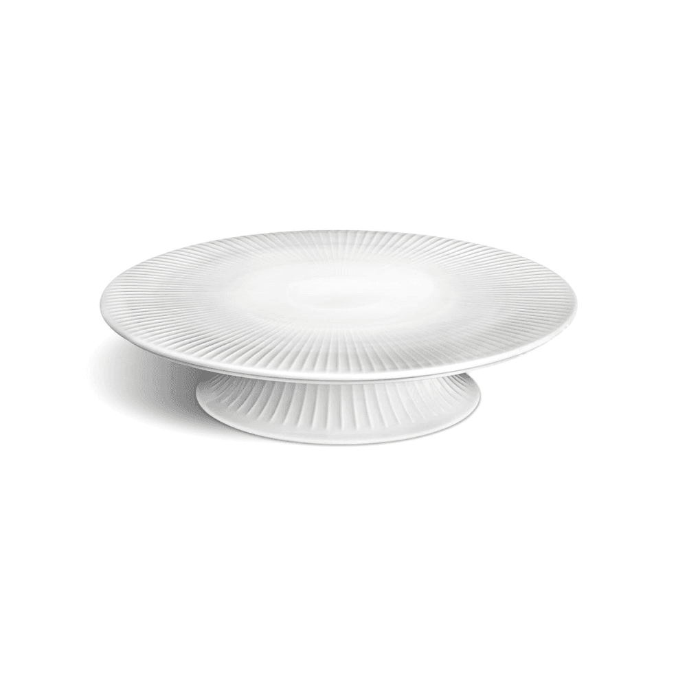 Hammershoi Cake dish, Dia 30cm, White