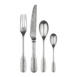 Image showing the Fiddle 16 piece cutlery set, Vintage Satin product.
