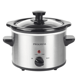 Image showing the Slow Cooker, 1.5L, Stainless Steel product.