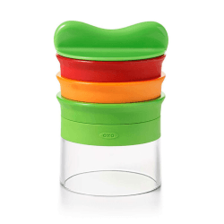 Image showing the 3 blade hand-held spiralizer, 8.5 x 13.4 x 22cm product.