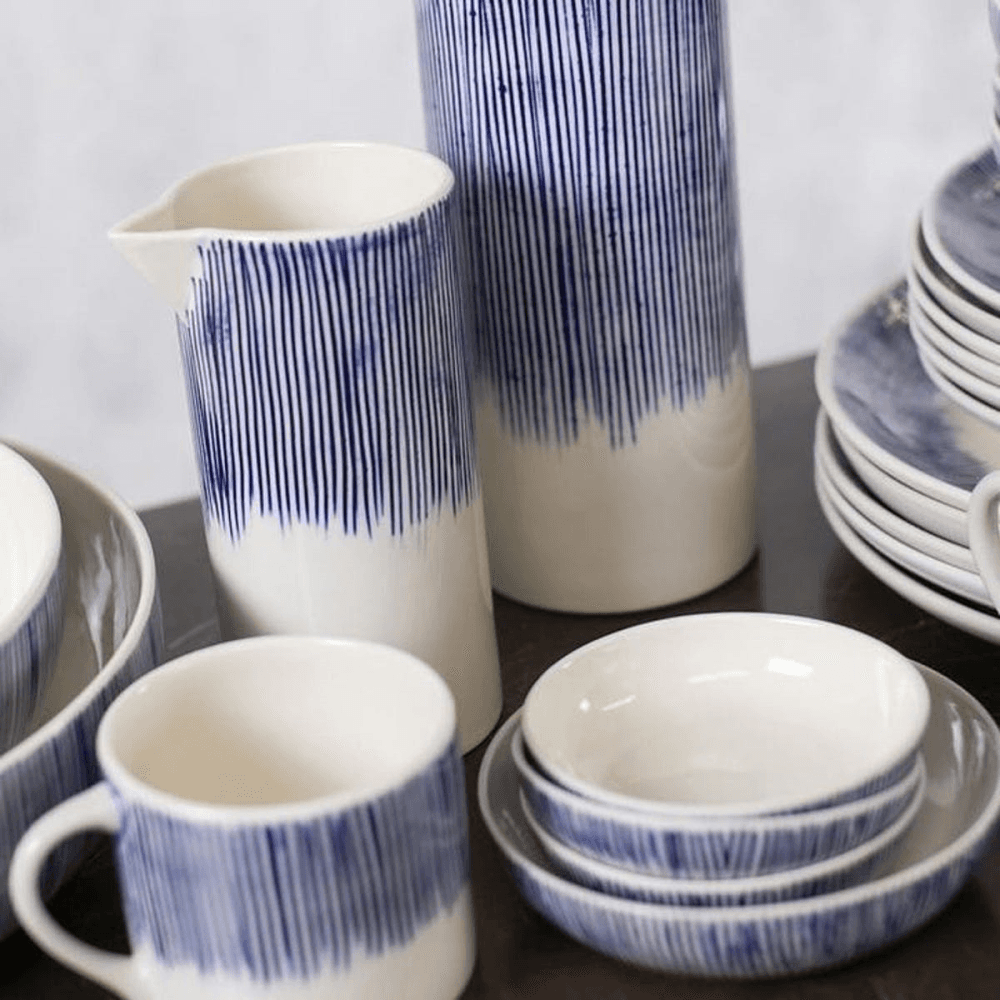 Karuma Cereal bowl, D15cm, blue and white