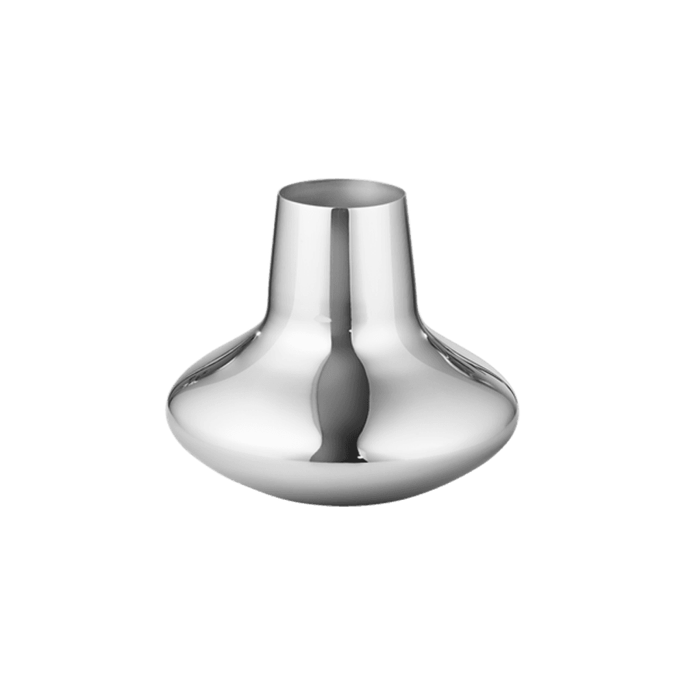 Henning Koppel Small vase, H12.4 x D15cm, Silver