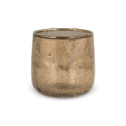 Image showing the Konara Tealight Holder, D9cm, Copper Smoke product.